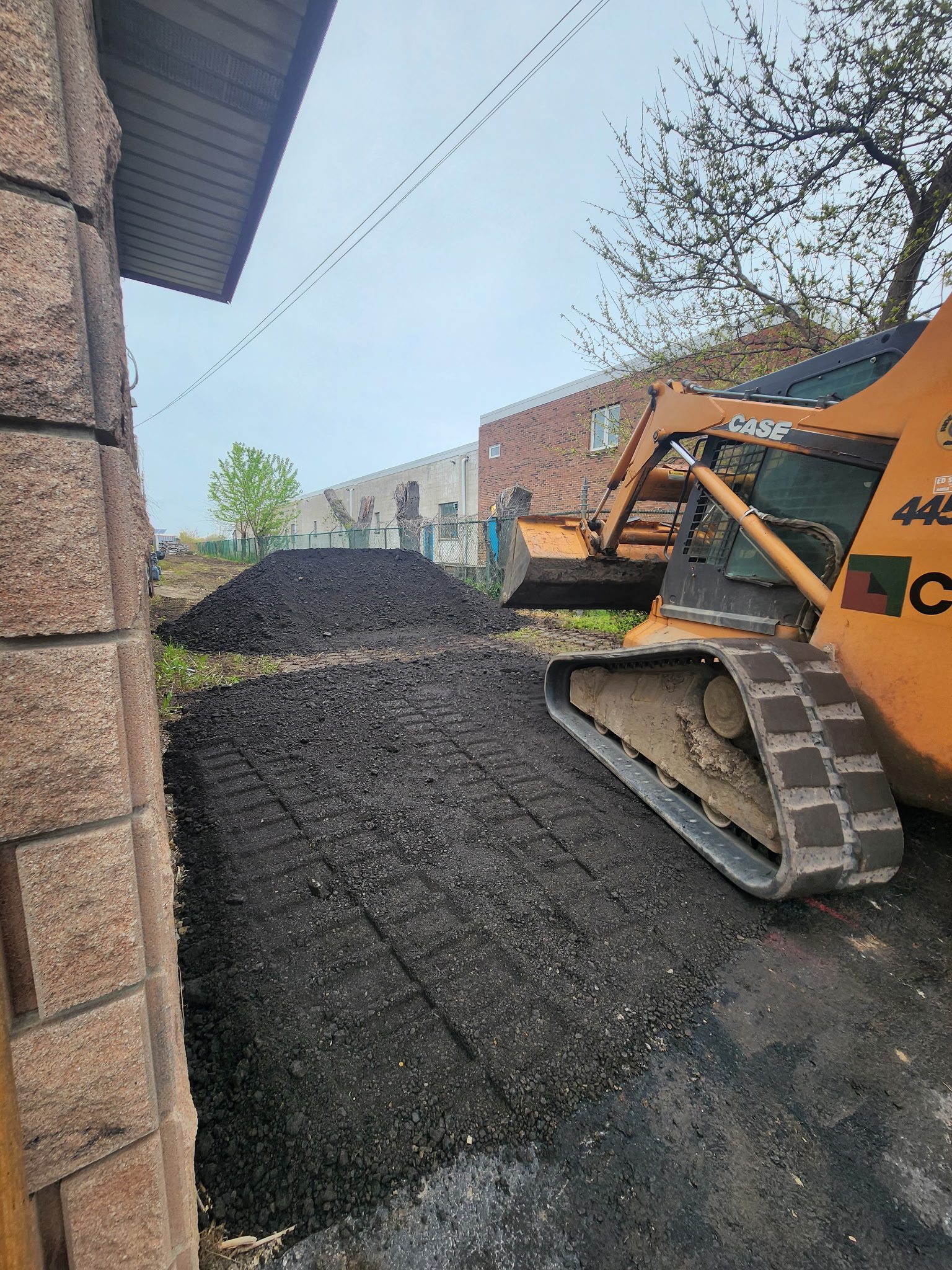 Asphalt Millings Installation